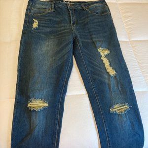 Resfeber Boyfriend Distressed Skinny Jeans